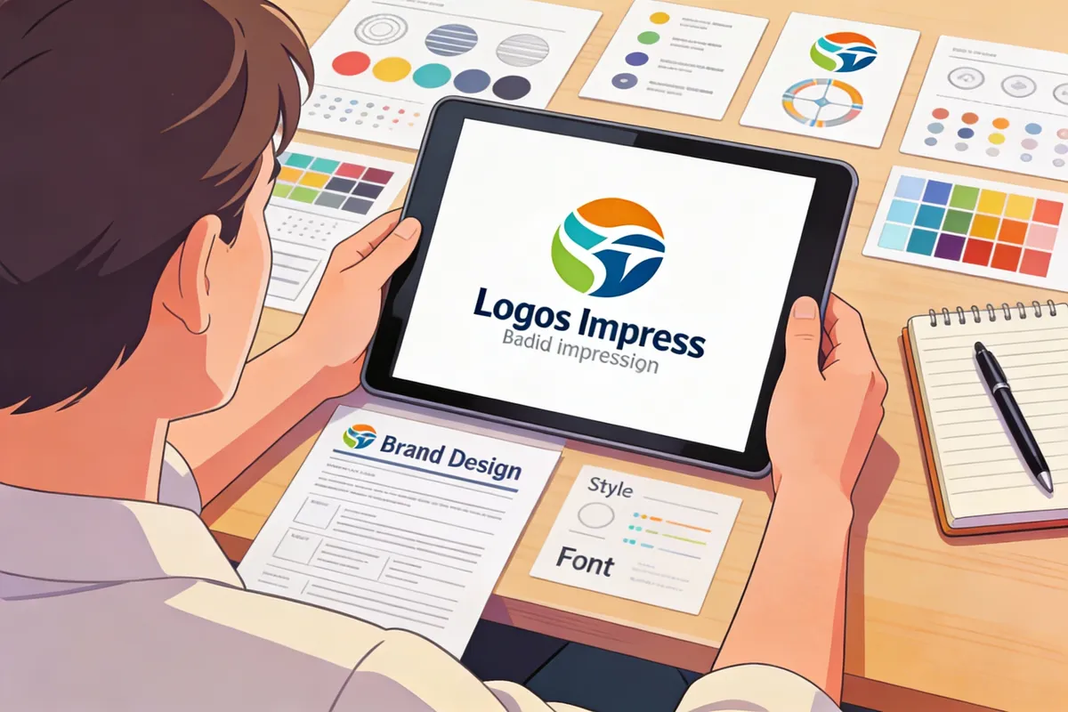 User testing logo impressions — type: photo