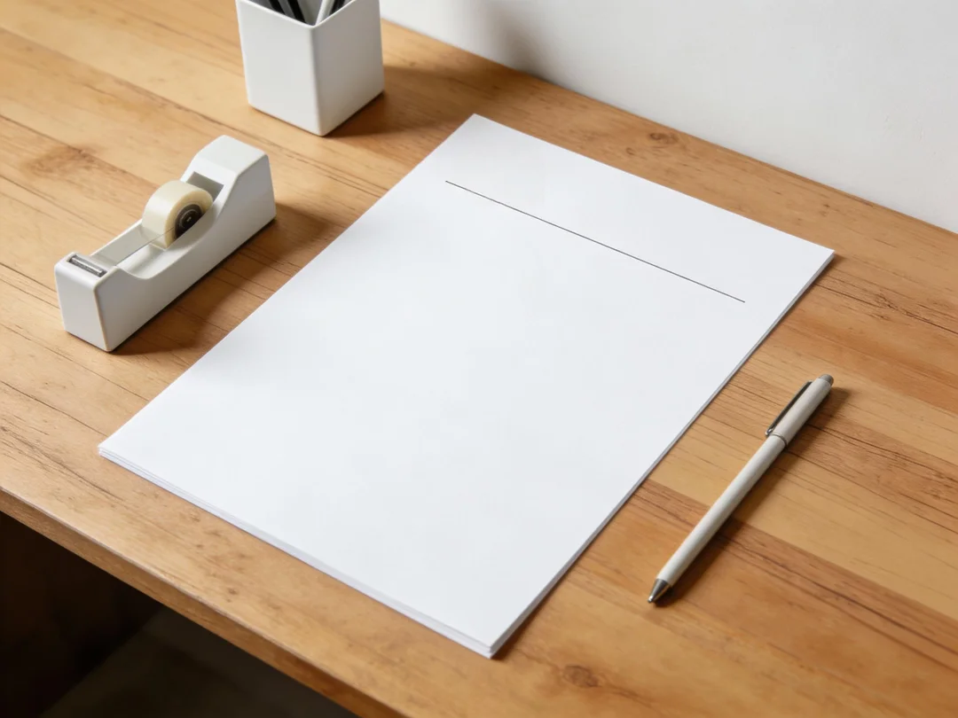 Paper on Desk